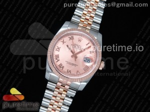 DateJust 36 SS/RG Wrapped 116231 GMF RG Dial Roman Markers on SS/RG Wrapped Jubilee Bracelet SA3135