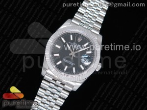  DateJust 36 SS 126234 GMF Best Edition 904L Steel Black Dial Stick Markers on Jubilee Bracelet A2824