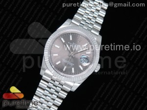  DateJust 36 SS 126234 GMF Best Edition 904L Steel Gray Dial Stick Markers on Jubilee Bracelet A2824