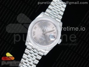  DateJust 36 SS 126234 GMF Best Edition 904L Steel Gray Dial Roman Markers on Jubilee Bracelet A2824