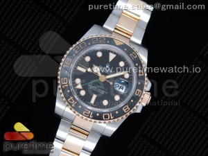 GMT-Master II 116713 LN YG Wrapped 904L Steel GMF 1:1 Best Edition A3186 (Correct Hand Stack)