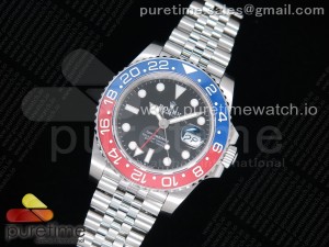 GMT Master II 126710 BLRO Real Ceramic 904L SS GMF 1:1 Best Edition on Bracelet A3186 (Correct Hand Stack)