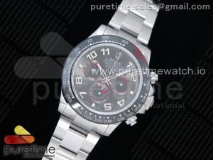  Daytona SS JHF Best Edition Gray Dial Ceramic Bezel on SS Bracelet A4130