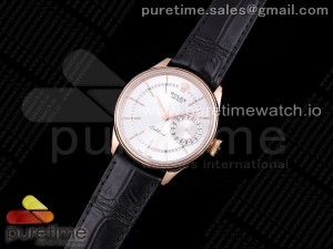 Cellini 50515 RG GMF 1:1 Best Edition White Dial on Black Leather Strap SA3165