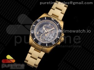 Andrea Pirlo Project Skeleton Submariner YG VRF Best Edition on YG Bracelet SA3130