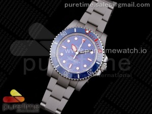 The Rough Matt Diver Sandblast 904L SS JDF Best Edition Blue Dial on SS Bracelet SA3130