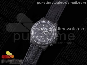 Daytona DIW Carbon OMF Best Edition Black/Black Dial on Black Leather Strap A4130