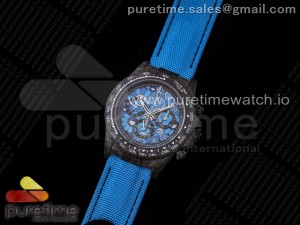 Daytona DIW Carbon OMF Best Edition Light Blue Dial on Light Blue Nylon Strap A4130