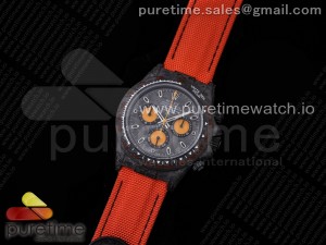 Daytona DIW Carbon OMF Best Edition Carbon/Orange Dial on Orange Nylon Strap A4130