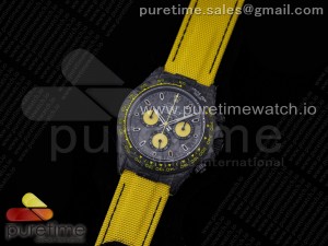 Daytona DIW Carbon OMF Best Edition Carbon/Yellow Dial on Yellow Nylon Strap A4130