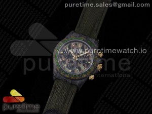 Daytona DIW Carbon OMF Best Edition Carbon/Camouflage Dial on Dark Green Nylon Strap A4130