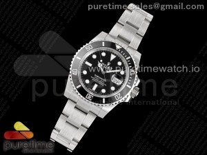 Submariner 116610 LN Black Ceramic Clean 904L 1:1 Best Edition on SS Bracelet SA3135