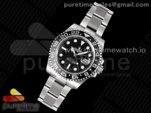 GMT-Master II 116710 LN Black Ceramic 904L Steel VRF 1:1 Best Edition SA3186 CHS V2 (CF Bezel)