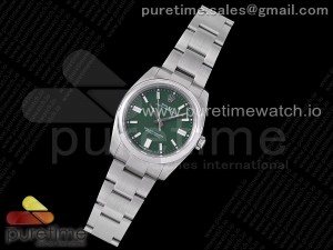 Oyster Perpetual 126000 36mm KRF 1:1 Best Edition 904L Steel Green Dial A2824