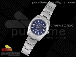 Oyster Perpetual 126000 36mm KRF 1:1 Best Edition 904L Steel Deep Blue Dial A2824