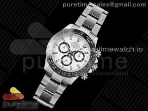 Daytona 116500 VRF 1:1 Best Edition White Dial on SS Bracelet A7750