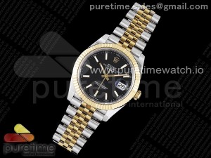 DateJust 41 126333 904L SS/YG VSF 1:1 Best Edition Black Dial on Jubilee Bracelet VS3235