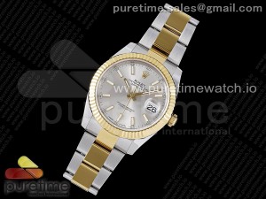 DateJust 41 126333 904L SS/YG VSF 1:1 Best Edition Silver Dial on Oyster Bracelet VS3235