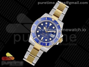 Submariner 116613LB Blue Ceramic 904L Steel/YG VSF 1:1 Best Edition Blue Dial VS3135