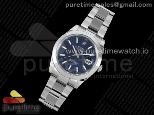 DateJust 41 126330 904L SS VSF 1:1 Best Edition Blue Dial on Oyster Bracelet VS3235