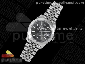 DateJust 41 126330 904L SS VSF 1:1 Best Edition Gray Dial on Jubilee Bracelet VS3235