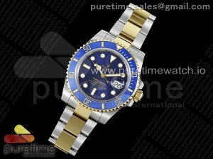 Submariner 116613 LB Blue Ceramic SS/YG 904L Steel JDF 1:1 Best Edition VR3135