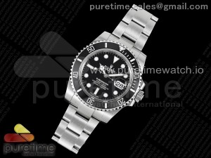 Submariner 116610 LN Black Ceramic 904L Steel JDF1:1 Best Edition VR3135