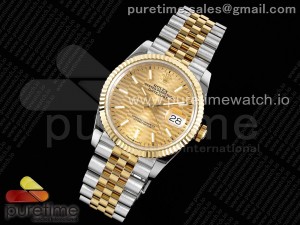 DateJust 36 SS/YG 126233 JDF 1:1 Best Edition New YG Dial on Jubilee Bracelet A2824