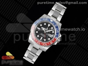 GMT Master II 126710 BLRO 904L SS JDF 1:1 Best Edition Black Dial on Oyster Bracelet SA3285 CHS