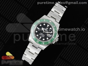 Submariner 41mm 126610 LV Kermit 904L Steel JDF 1:1 Best Edition VR3235