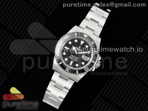 Submariner 41mm 126610 LN Black Ceramic 904L Steel JDF 1:1 Best Edition VR3235