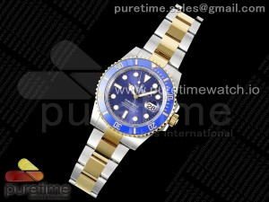 Submariner 41mm 126613 LB SS/YG Blue Ceramic 904L Steel JDF 1:1 Best Edition VR3235