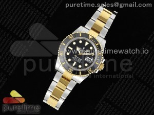 Submariner 41mm 126613 LN SS/YG Black Ceramic 904L Steel JDF 1:1 Best Edition VR3235