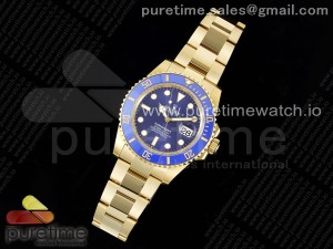 Submariner 41mm 126618 LB YG Blue Ceramic 904L Steel JDF 1:1 Best Edition VR3235