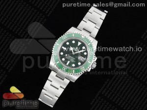 Submariner 116610 LV Green Ceramic 904L Steel QF 1:1 Best Edition VR3135