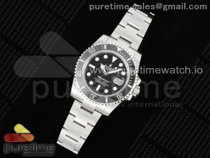 Submariner 116610 LN Black Ceramic 904L Steel QF 1:1 Best Edition VR3135