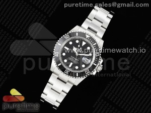 Submariner 41mm 126610 LN Black Ceramic 904L Steel VRF 1:1 Best Edition VR3235