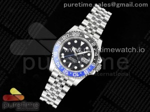 GMT Master II 126710 BLNR 904L SS QF 1:1 Best Edition Black Dial on Jubilee Bracelet SA3285 CHS