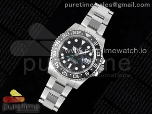 GMT Master II 116710 LN 904L SS GSF 1:1 Best Edition Black Dial on Bracelet VR3186 CHS V4