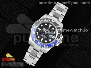 GMT Master II 116710 BLNR 904L SS GSF 1:1 Best Edition Black Dial on Bracelet VR3186 CHS V4