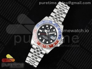 GMT Master II 126710 BLRO 904L SS GSF 1:1 Best Edition Black Dial on Jubilee Bracelet VR3186 CHS V4