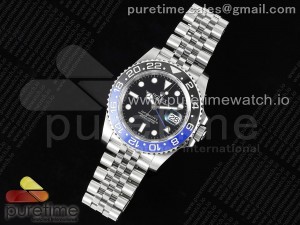 GMT Master II 126710 BLNR 904L SS GSF 1:1 Best Edition Black Dial on Jubilee Bracelet VR3186 CHS V4