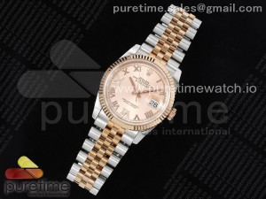 Datejust 36 SS/RG 904L Steel JDF 1:1 Best Edition RG Dial Diamonds 6/9 Markers on SS/RG Bracelet VR3235