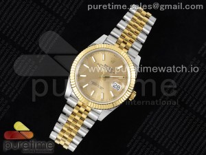 DateJust 41 126333 VVSF 1:1 Best Edition 904L Steel RG Dial on SS/YG Jubilee Bracelet VR3235