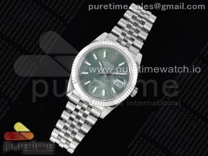 DateJust 41 126334 JDF 1:1 Best Edition 904L Steel Green Dial on SS Jubilee Bracelet VR3235