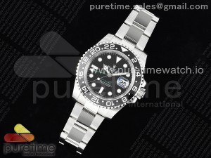 GMT-Master II 116710 LN Black Ceramic 904L Steel APSF 1:1 Best Edition VR3186 CHS