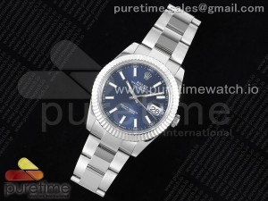 DateJust 41 126334 JDF 1:1 Best Edition 904L Steel Blue Dial on SS Oyster Bracelet VR3235