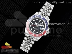 GMT-Master II 126710 BLRO Red/Blue Ceramic 904L Steel RRF 1:1 Best Edition on Jubilee Strap VR3285 CHS