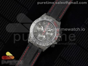 Daytona DIW Carbon QF 1:1 Best Edition Carbon/Black Dial on Black Nylon Strap SA4130