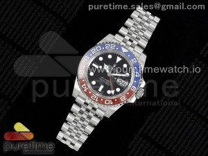 GMT-Master II 126710 BLRO Red/Blue Ceramic JDF Best Edition on SS Jubilee Bracelet SA3285 V5